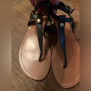 Ralph Lauren ankle wrap sandals size 10
